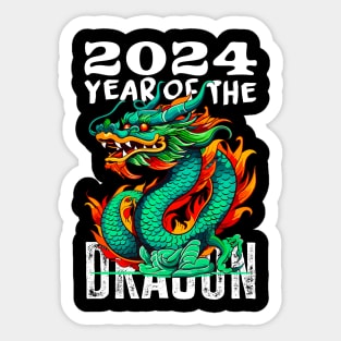 Chinese Lunar New Year of The Dragon 2024 - Happy New Year 2024 Sticker